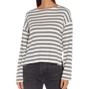 Three Dots striped long sleeve
